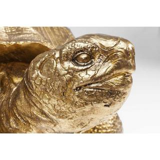 KARE Design Figurine déco Tortue or Medium  