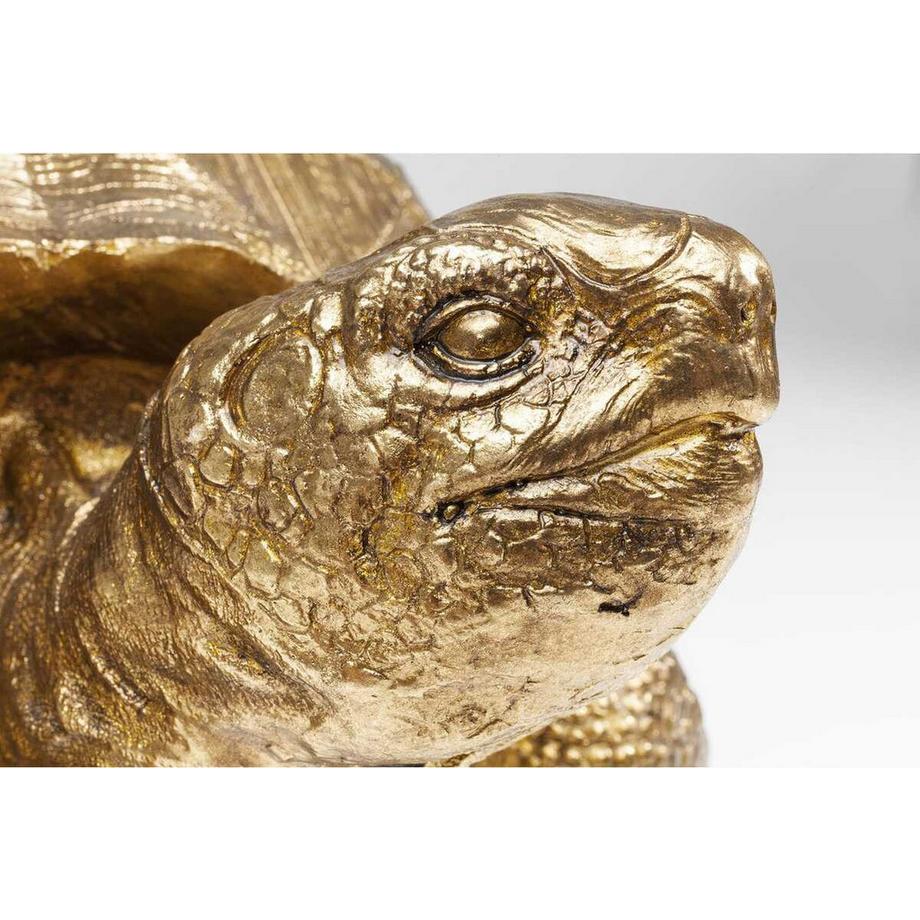 KARE Design Deko Figur Turtle gold Medium  