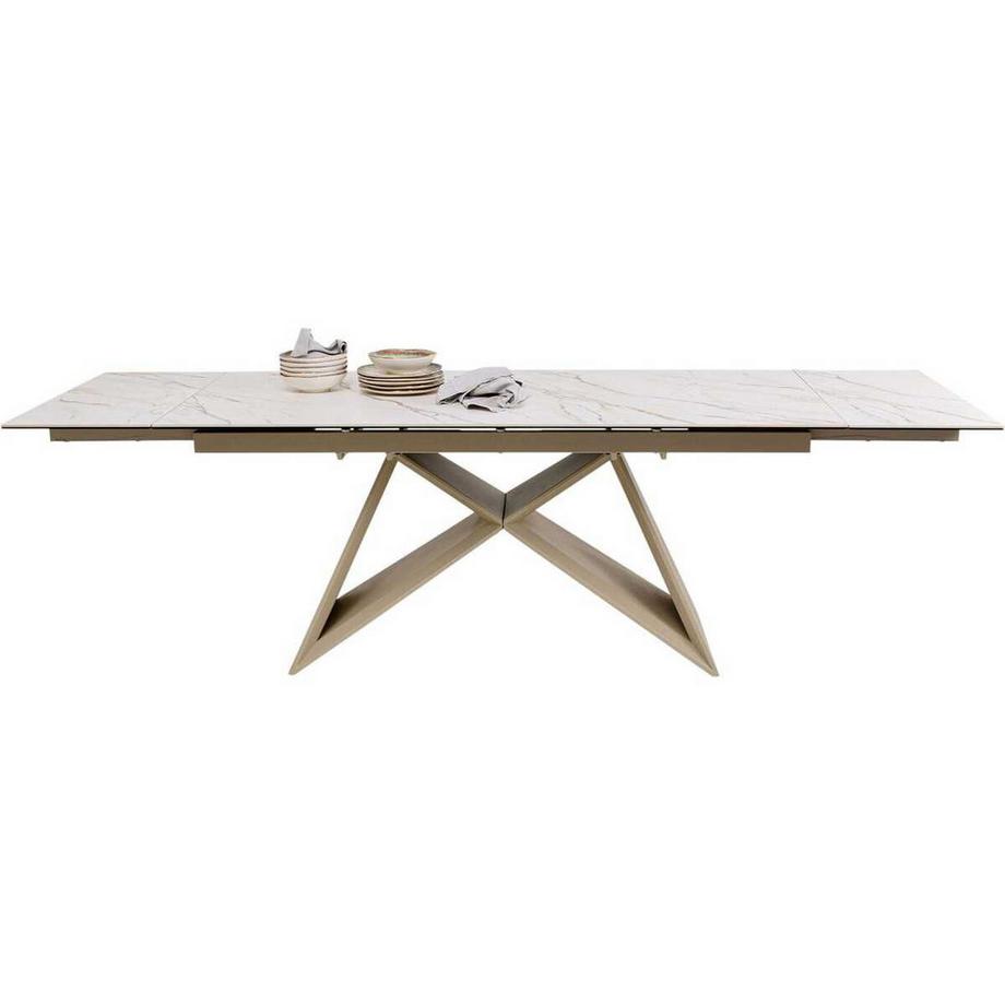 KARE Design Table à rallonges Nelly 180(40+40)x90  