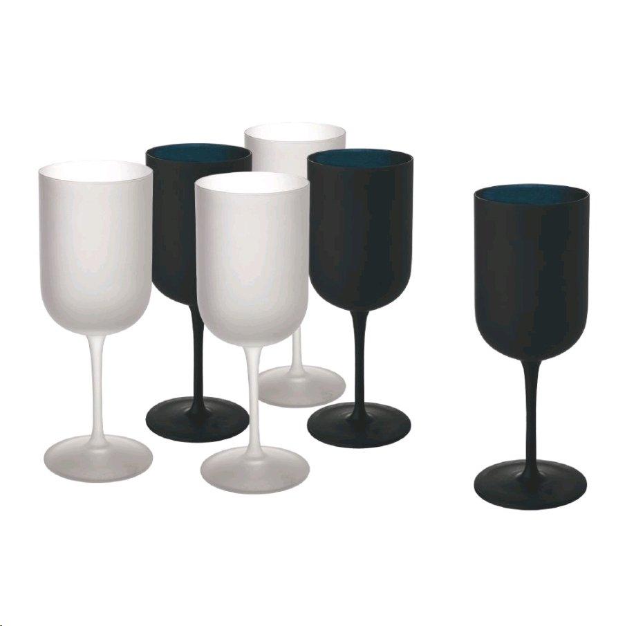 Villa D'Este Home Tivoli  , Masai Black - Glas Set, matt (6-tlg) 