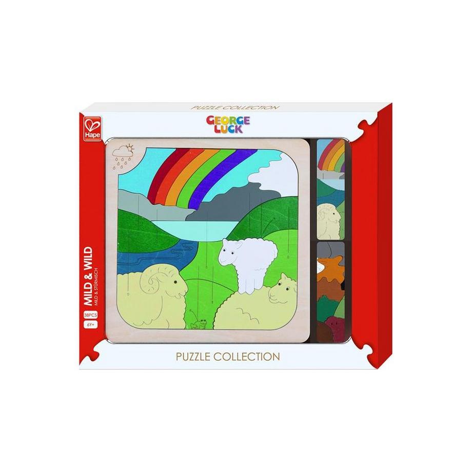 Hape  Puzzle Mild & Stürmisch (38Teile) 
