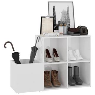 VidaXL Armoire à chaussures d'entrée bois d'ingénierie  