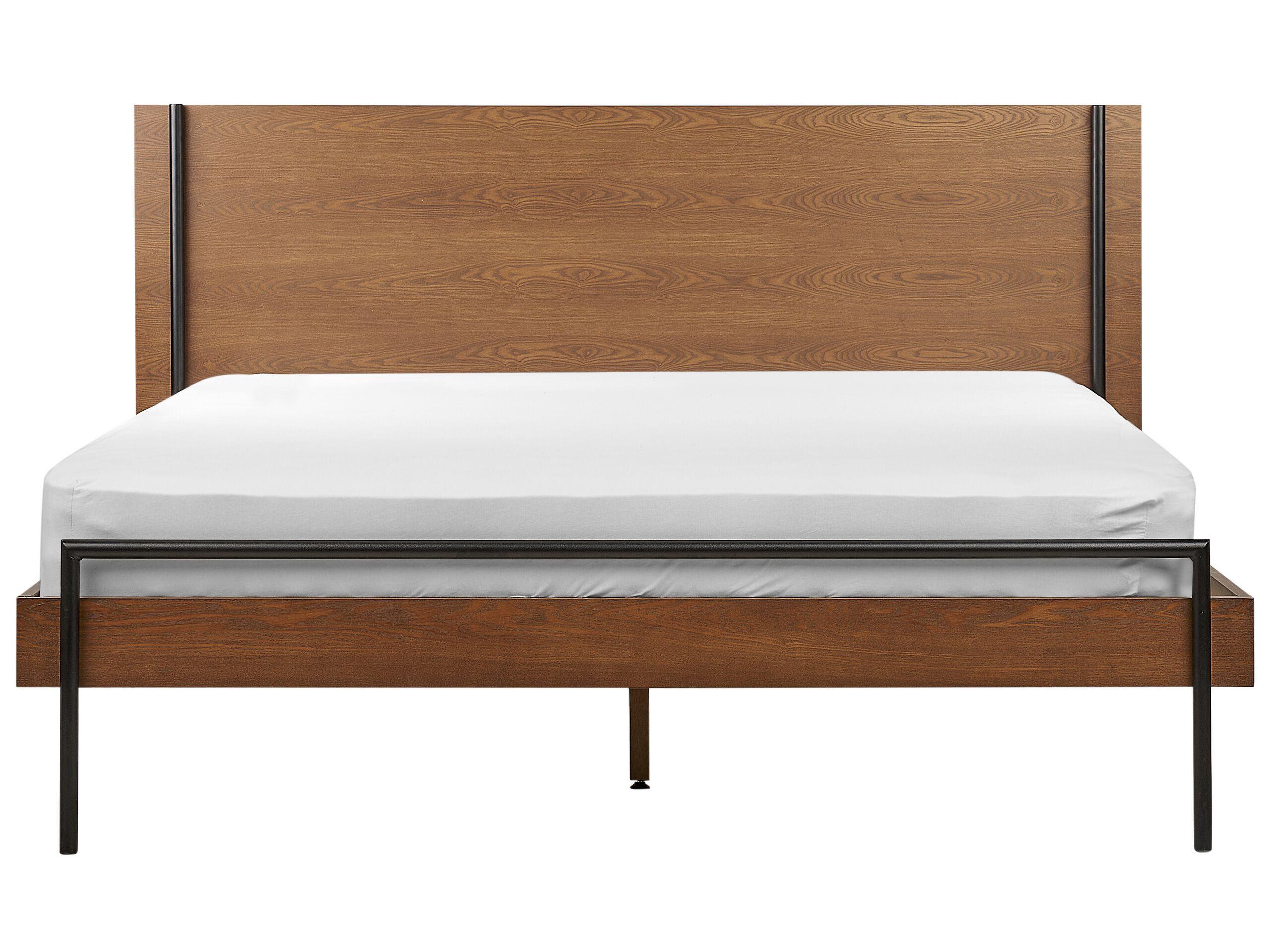 Beliani Bett mit Lattenrost aus MDF-Platte Modern LIBERMONT  