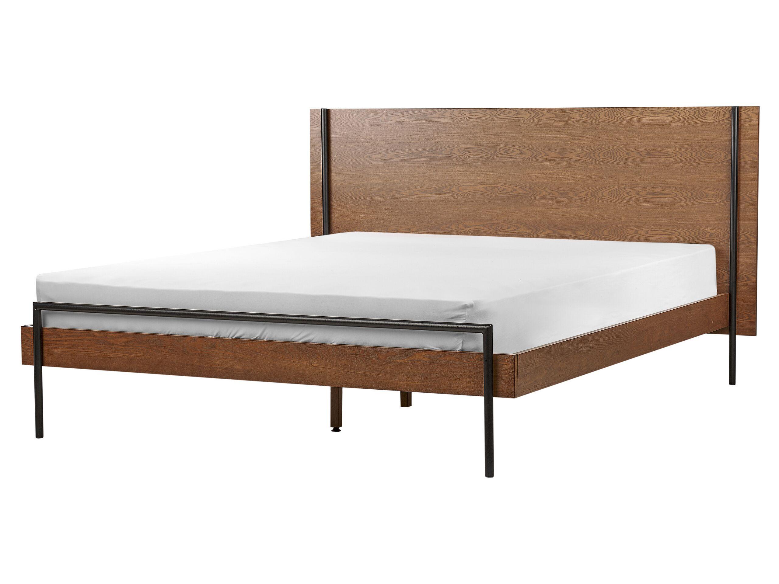 Beliani Bett mit Lattenrost aus MDF-Platte Modern LIBERMONT  