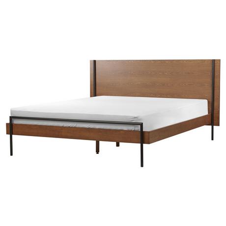 Beliani Bett mit Lattenrost aus MDF-Platte Modern LIBERMONT  