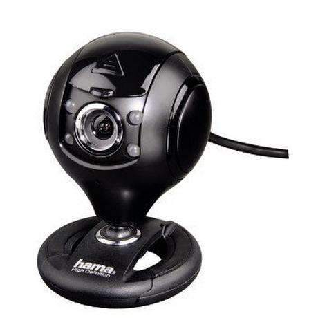 hama  00053950 webcam 1,3 MP 1280 x 1024 pixels USB 2.0 Noir 