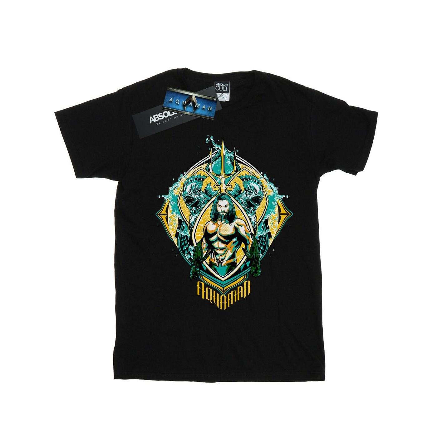 DC COMICS  Tshirt AQUAMAN THE TRENCH CREST 