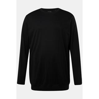 JP1880  Maglia basic con taglio speciale per l'addome, scollo a girocollo e maniche lunghe, fino alla tg. 8XL 