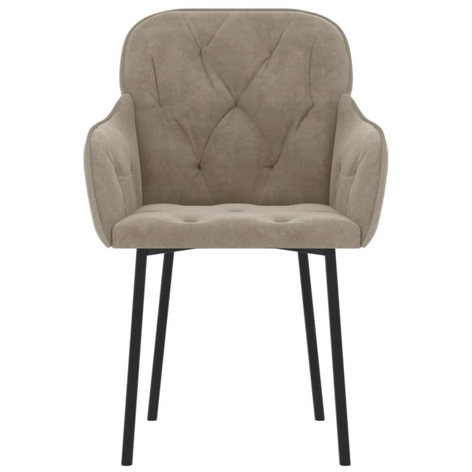 VidaXL sedia da pranzo Velluto  