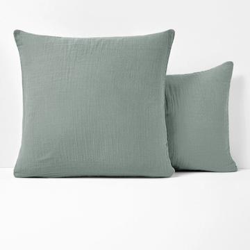 Taie d'oreiller enfant unie gaze de coton