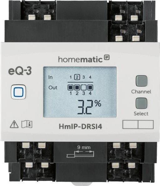 HomeMatic  IP Funk-Schaltaktor für Hutschienenmontage 4-fach 