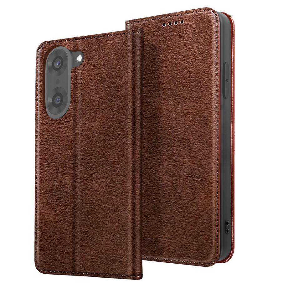 Avizar  Custodia a libro per OnePlus Nord CE5 Design vintage con funzione supporto video 