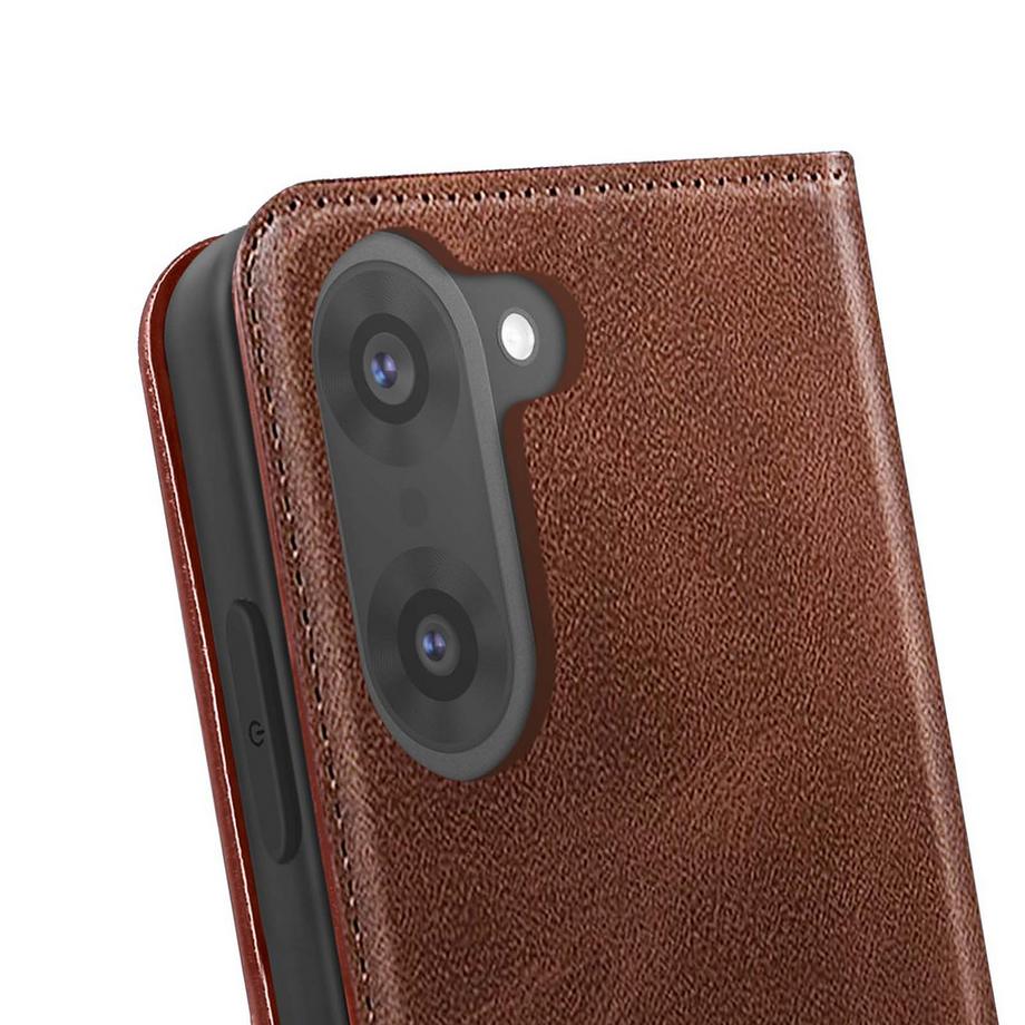 Avizar  Custodia a libro per OnePlus Nord CE5 Design vintage con funzione supporto video 