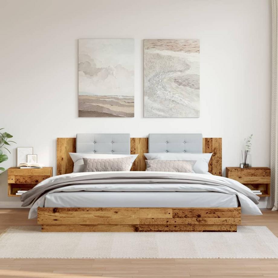 VidaXL  Wand-nachttisch holzwerkstoff 