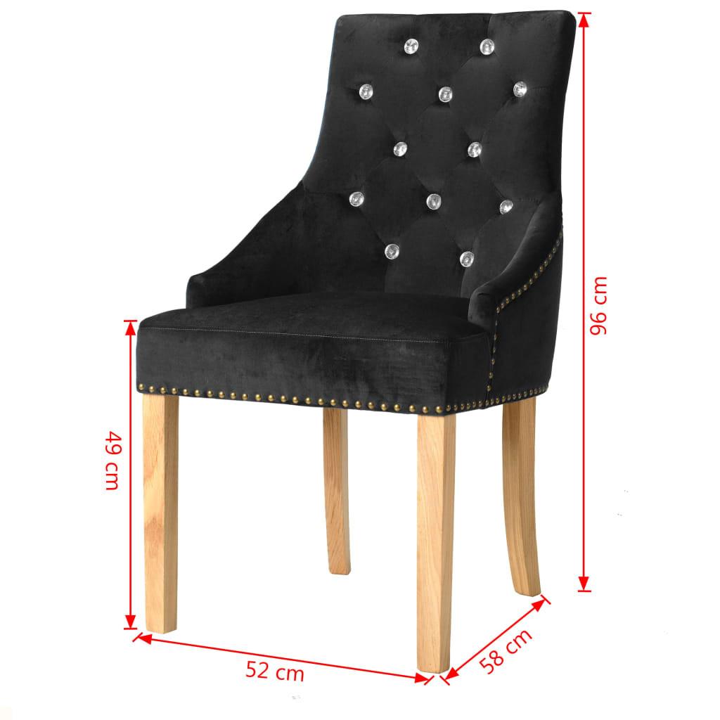 VidaXL Chaise de salle à manger bois  