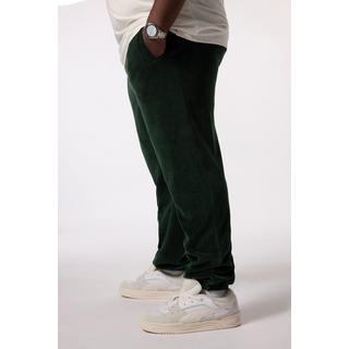 Sthuge  Pantaloni sportivi dal taglio basic in nicki con cintura elastica, disponibili fino alla tg. 8XL 