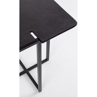 mutoni Table basse Aziza laiton noir (lot de 2)  