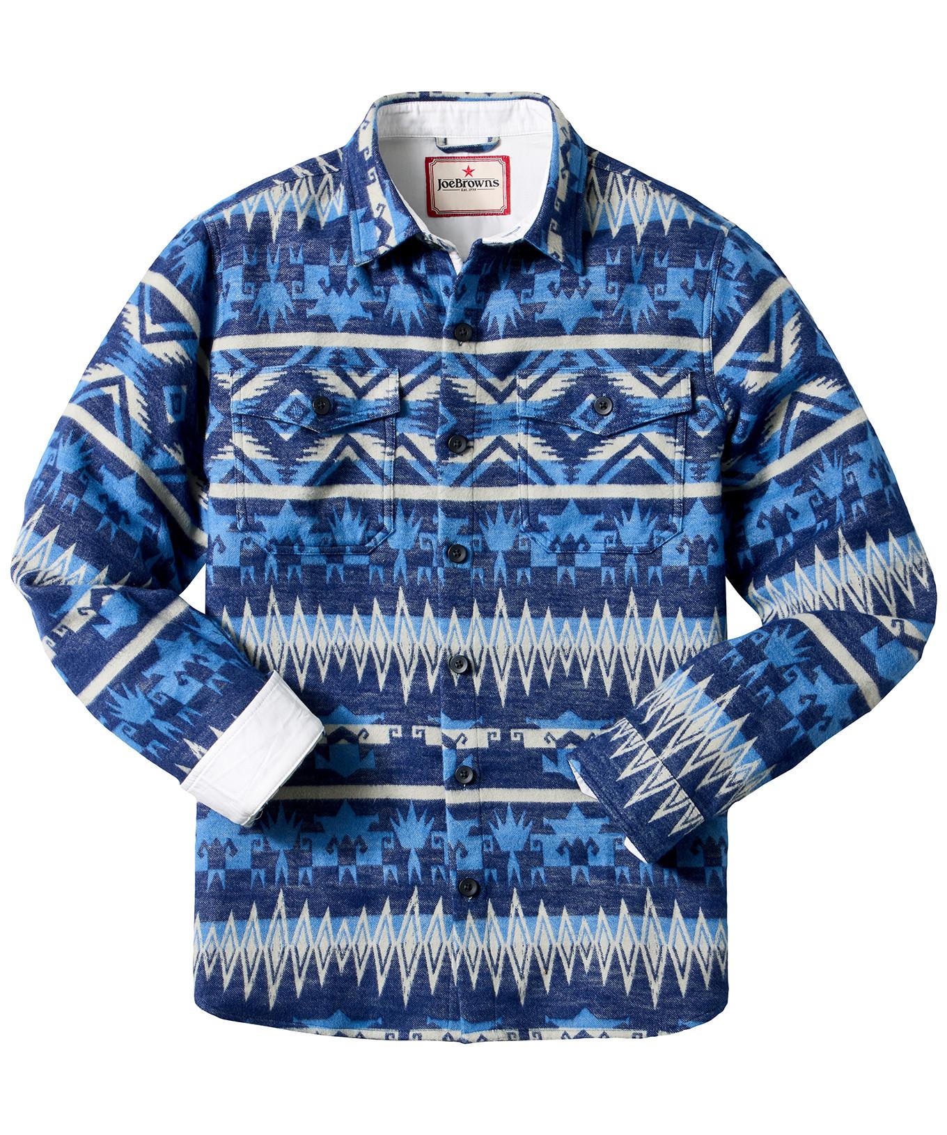 Joe Browns Klassisches Hemd mit Aztekenmuster  