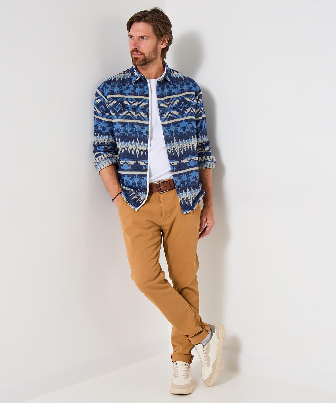 Joe Browns Klassisches Hemd mit Aztekenmuster  