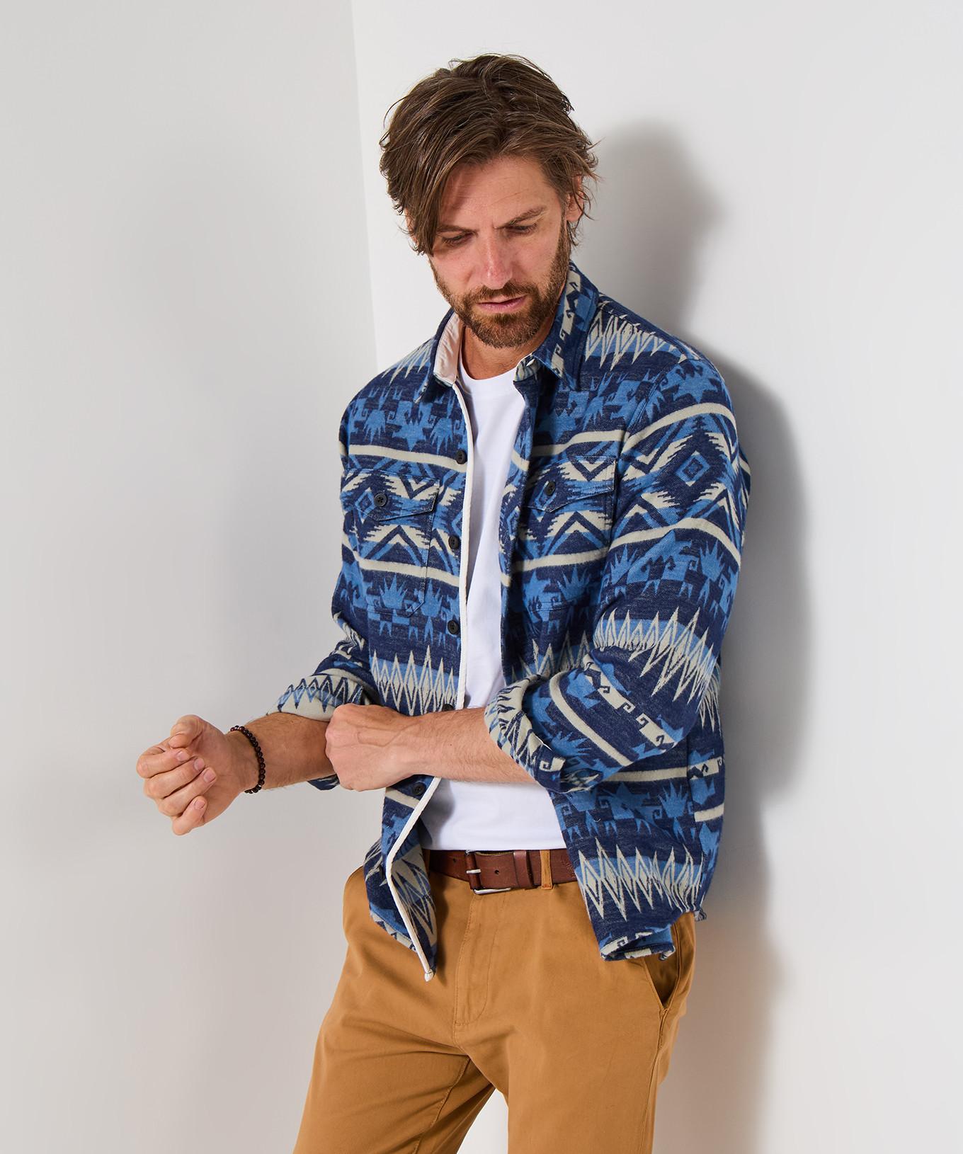Joe Browns Klassisches Hemd mit Aztekenmuster  