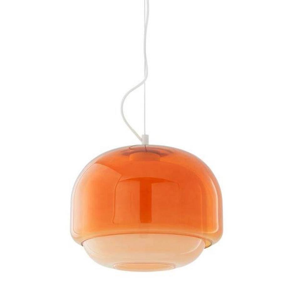 Suspension en verre coloré Ø30