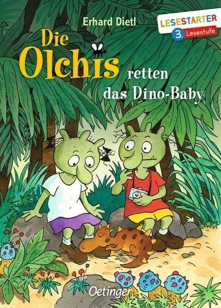 Copertina rigida Erhard Dietl Die Olchis retten das Dino-Baby 