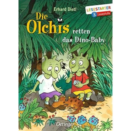 Couverture rigide Erhard Dietl Die Olchis retten das Dino-Baby 