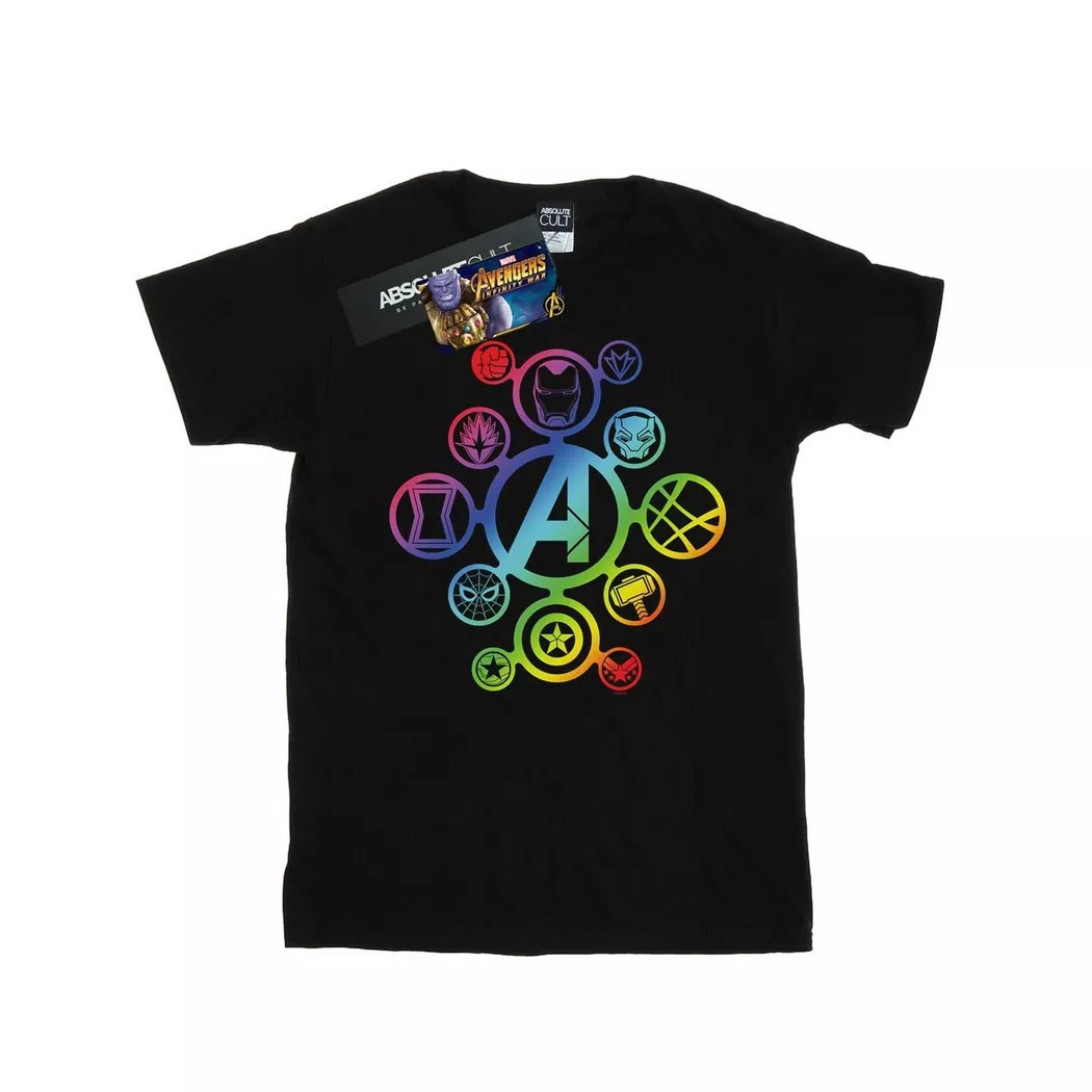 MARVEL - Avengers Infinity War TShirt, für Damen, Schwarz, Größe S