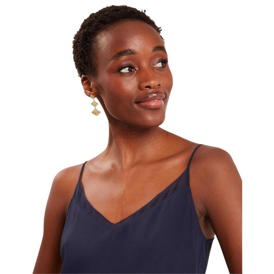 TED BAKER Débardeur Chiffon Léger Col V  