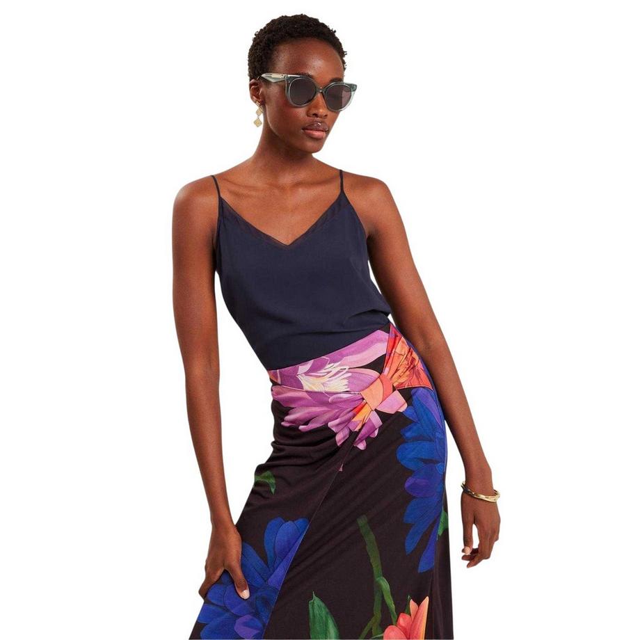 TED BAKER Débardeur Chiffon Léger Col V  