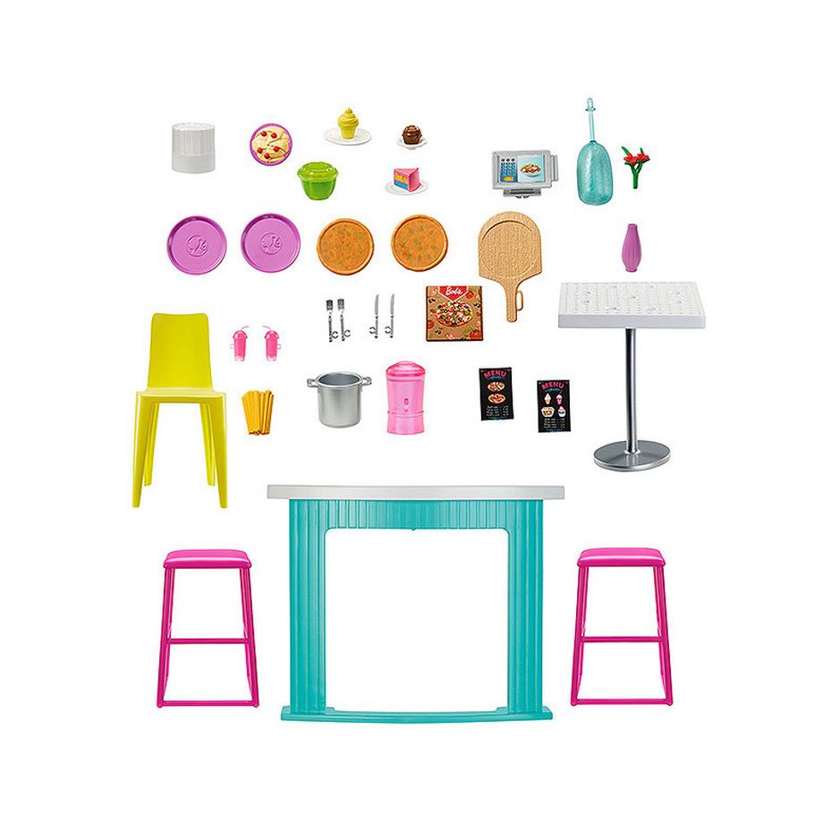 Barbie  Puppenhaus Restaurant und Puppe 