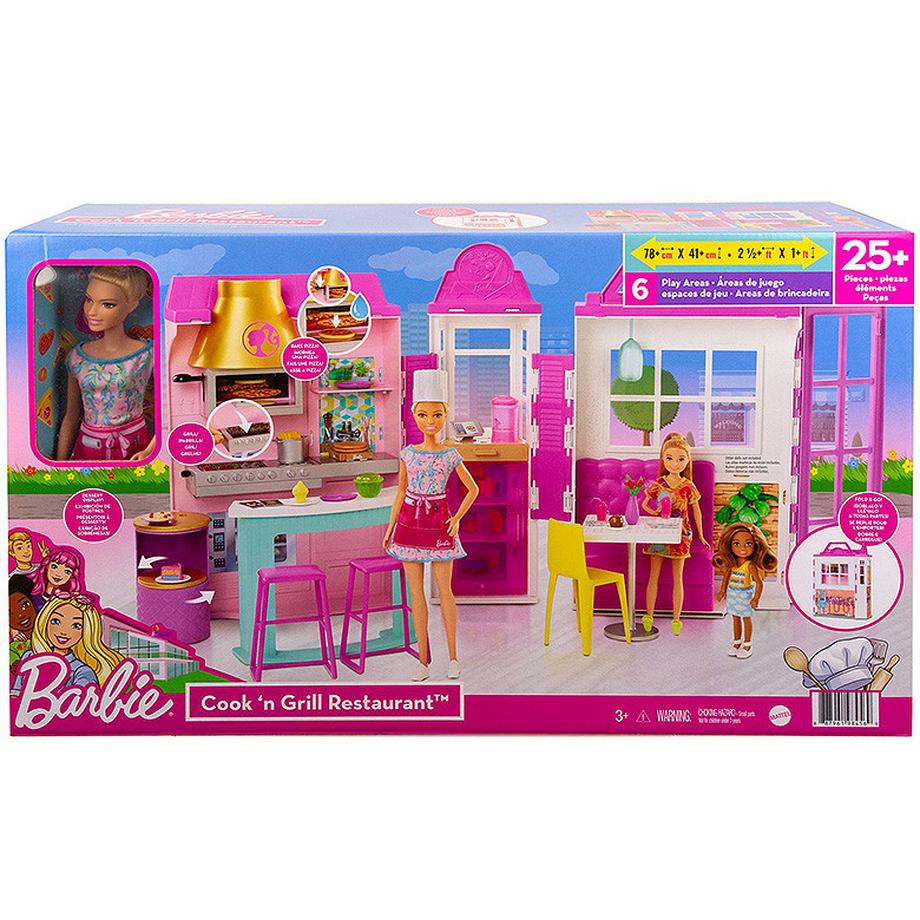 Barbie  Puppenhaus Restaurant und Puppe 