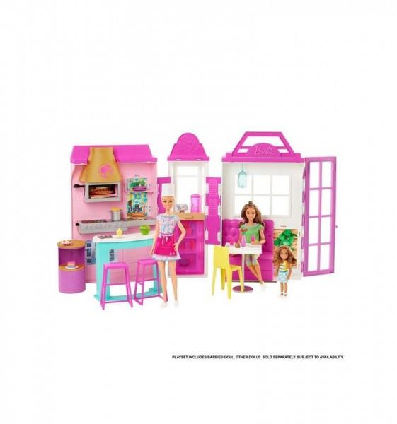 Barbie  Puppenhaus Restaurant und Puppe 