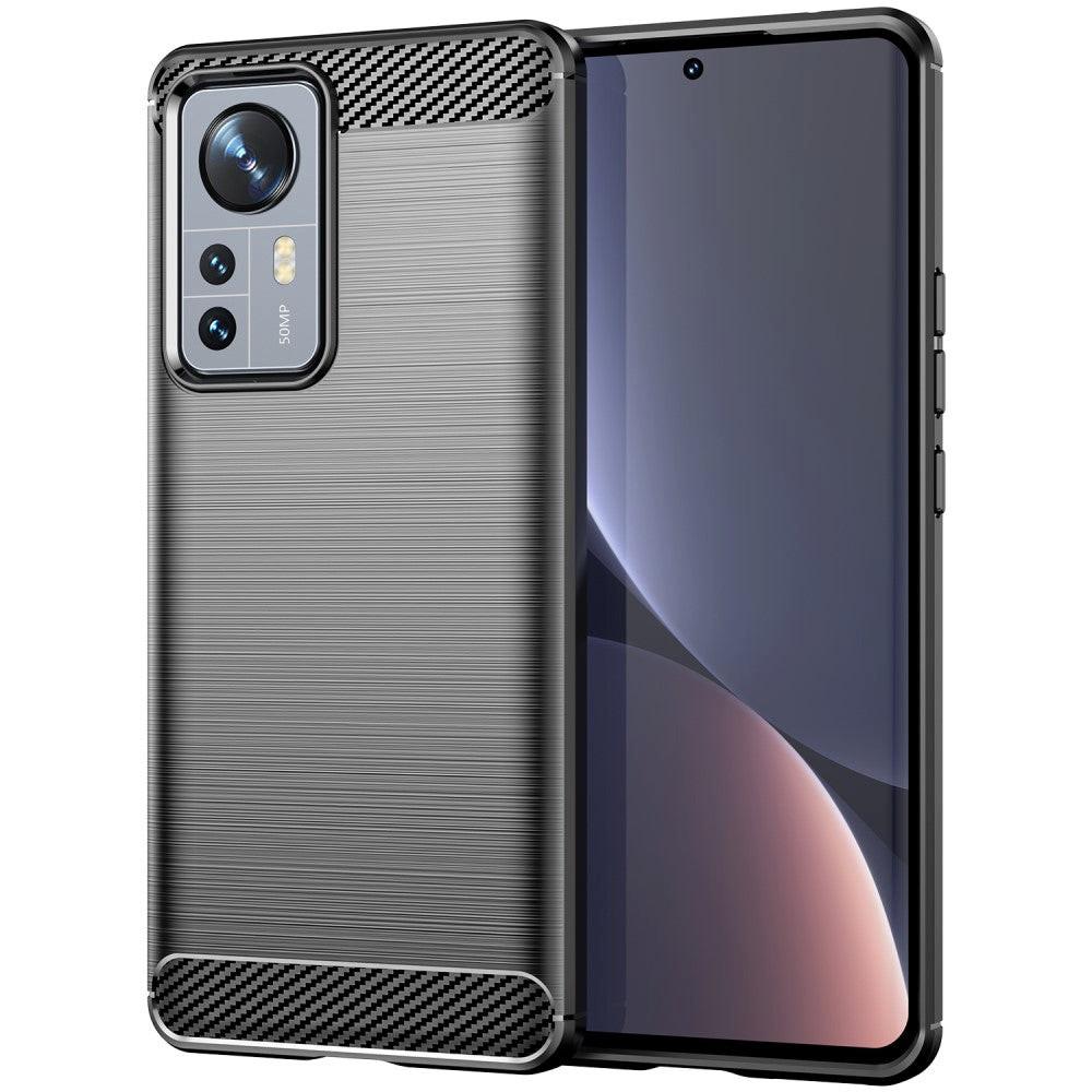 Cover-Discount  Xiaomi 12 Pro - Cover In Metallo Carbon Look 