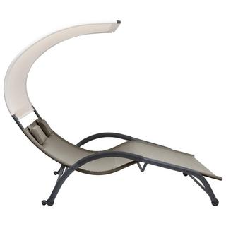 VidaXL Chaise longue acier  