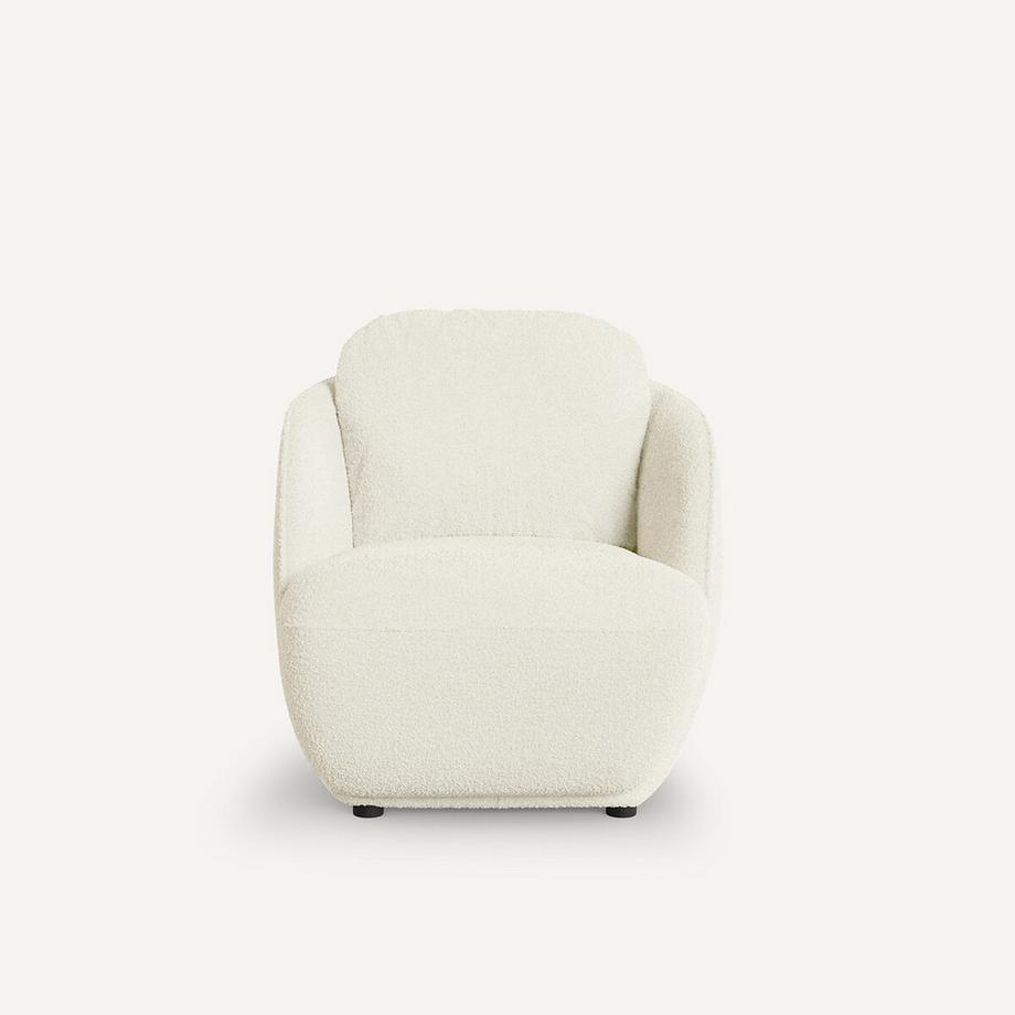 AM.PM Fauteuil boule tissu bouclette  