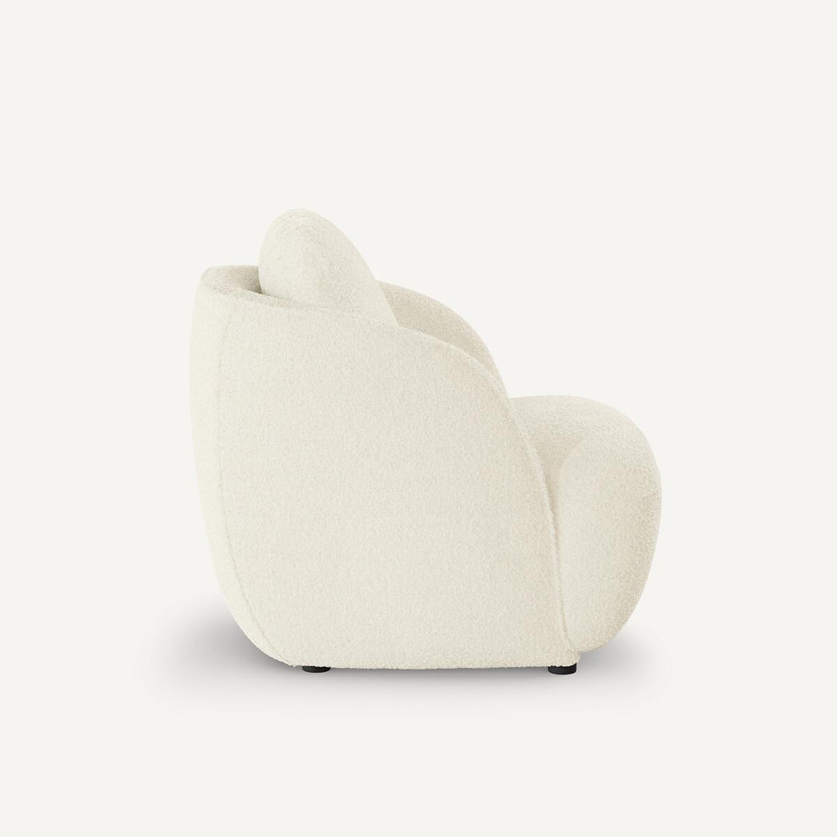 AM.PM Fauteuil boule tissu bouclette  