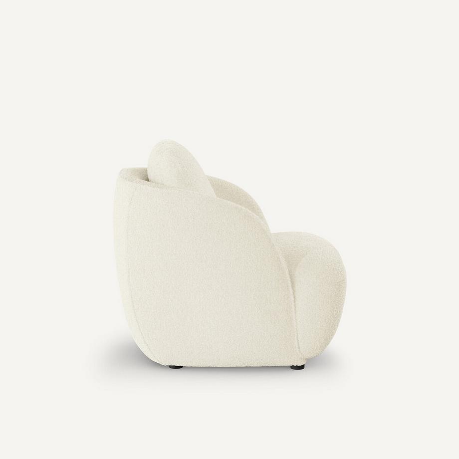 AM.PM Fauteuil boule tissu bouclette  