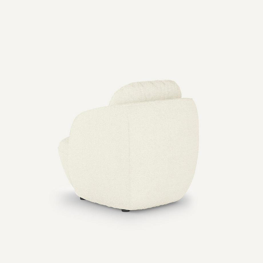 AM.PM Fauteuil boule tissu bouclette  