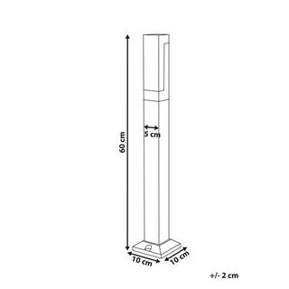 Beliani  Pollerleuchten aus Aluminium Modern AWUNA 