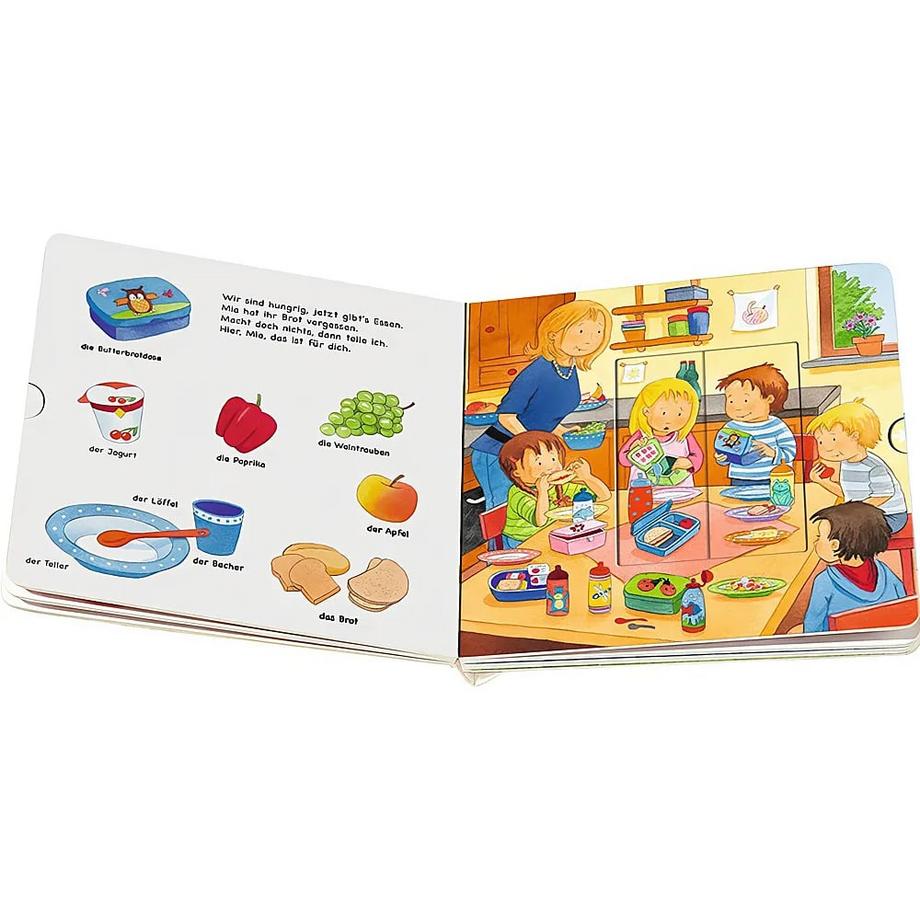 ministeps Was passiert im Kindergarten? X Couverture rigide 