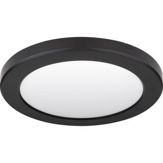 mutoni Plafoniera Lasse plastica nera LED 22x22  