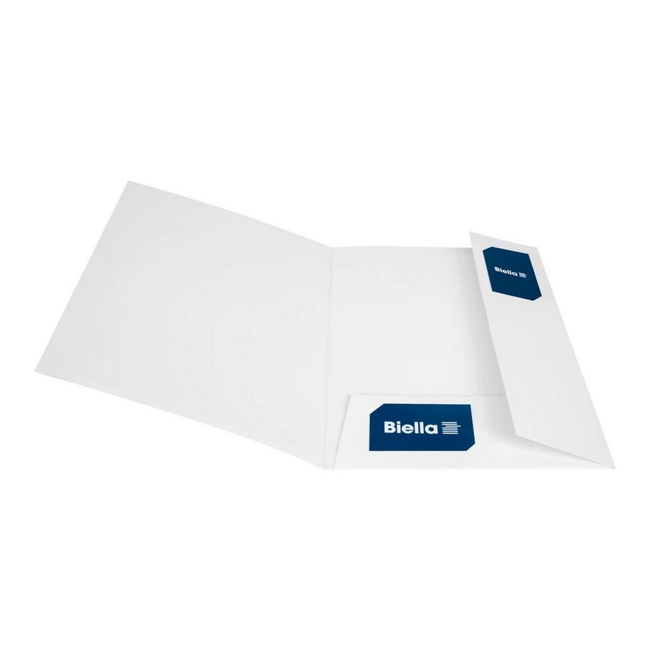 Biella BIELLA Offertmappe Pearl#1 A4 186491.01 weiss,240g,Sichttasche 40Bl.  