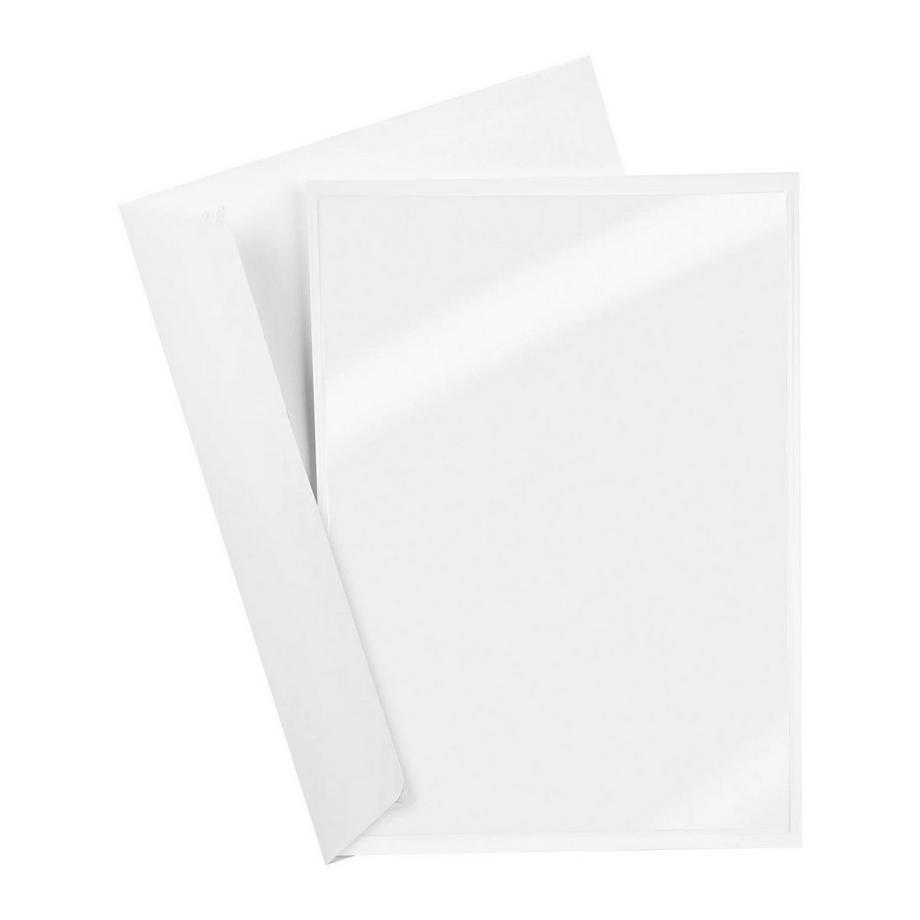 Biella BIELLA Offertmappe Pearl#1 A4 186491.01 weiss,240g,Sichttasche 40Bl.  