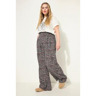 Studio Untold  Pantalon à jambe large et taille haute, imprimé millefleur 