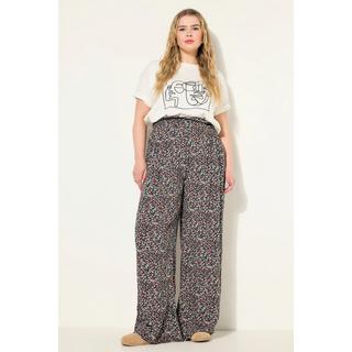 Studio Untold  Pantalon à jambe large et taille haute, imprimé millefleur 