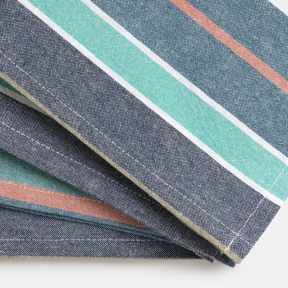 La Redoute Intérieurs Serviettes de table coton lavé tissé-teint  