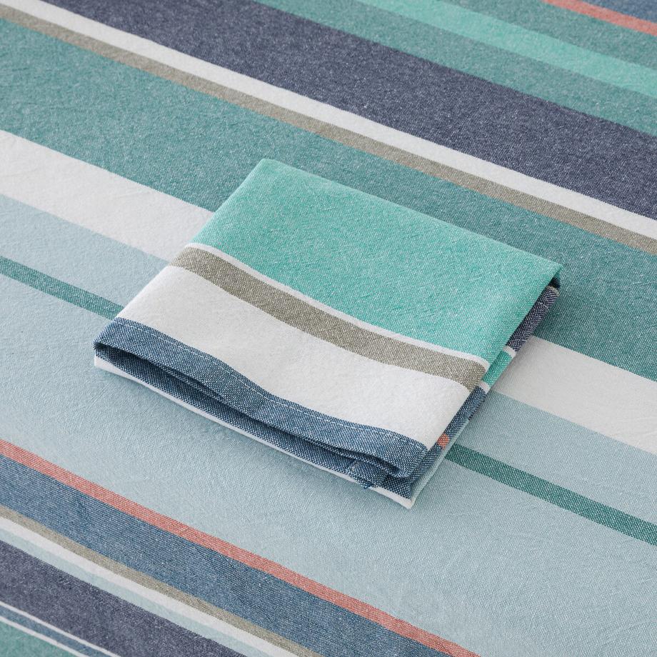 La Redoute Intérieurs Serviettes de table coton lavé tissé-teint  