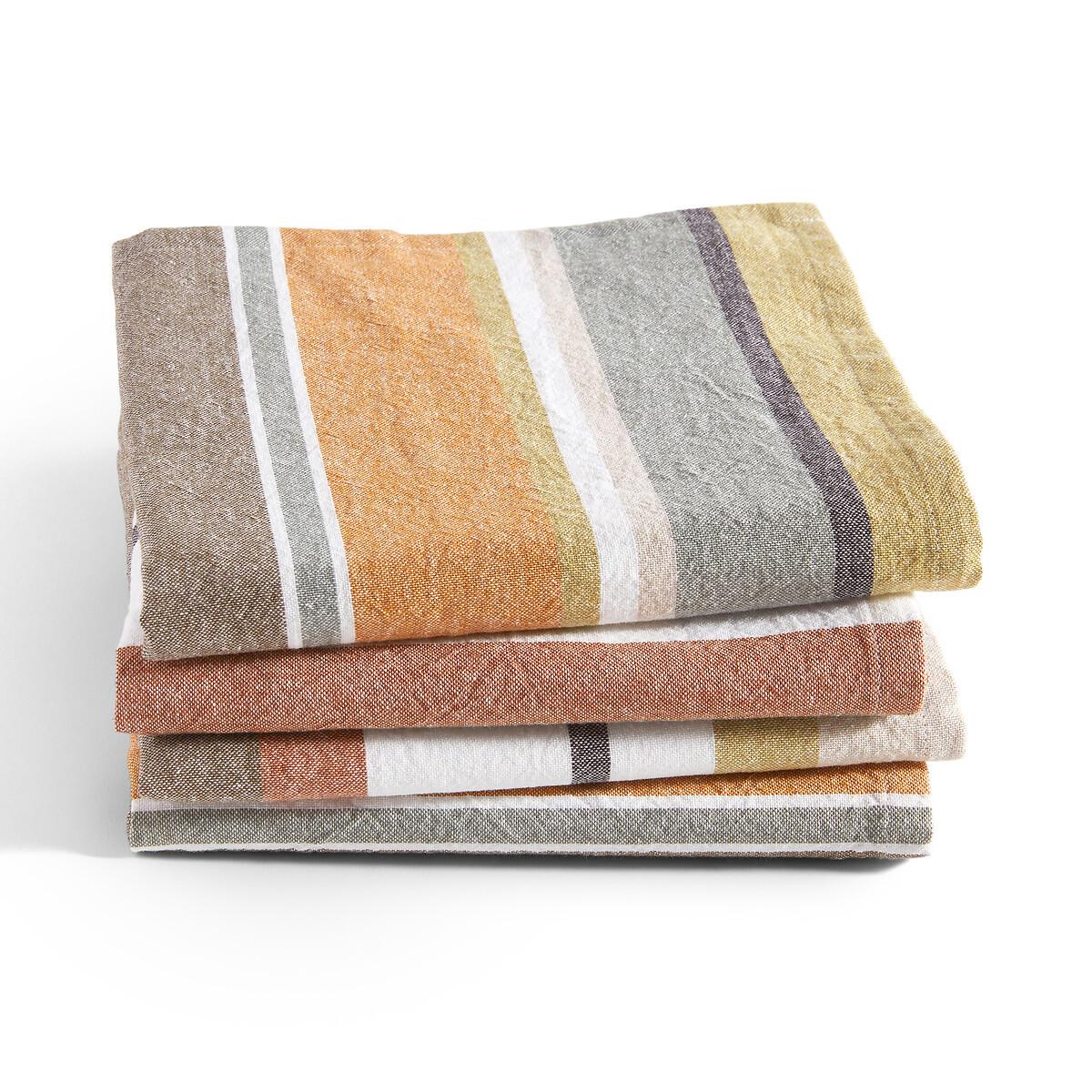 La Redoute Intérieurs Servietten aus gewaschener Baumwolle gewebt-gefärbt  