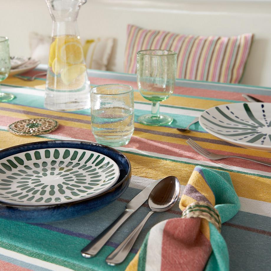 La Redoute Intérieurs Serviettes de table coton lavé tissé-teint  